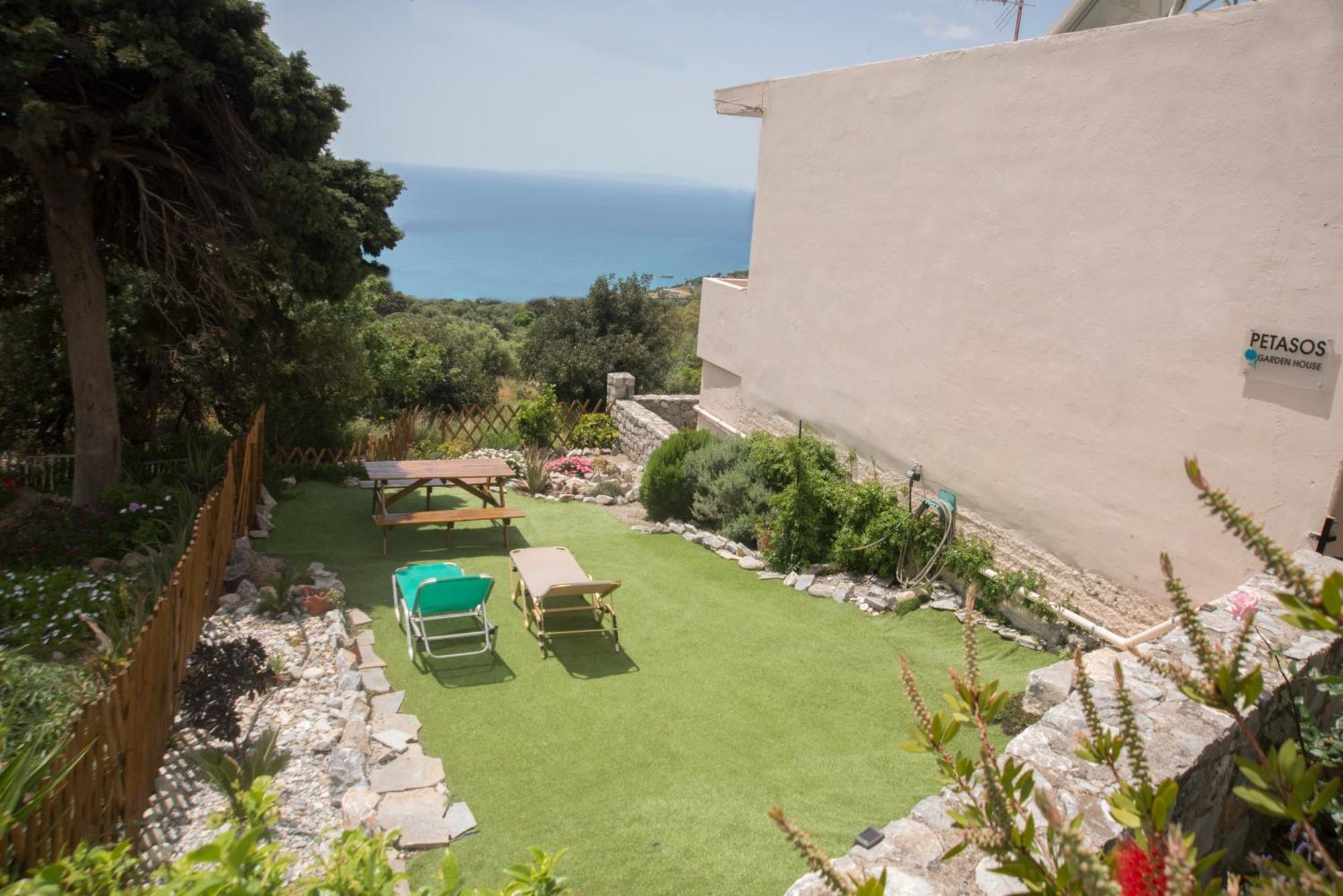 Petasos House - Garden - Sea View Villa Sellía Exterior photo