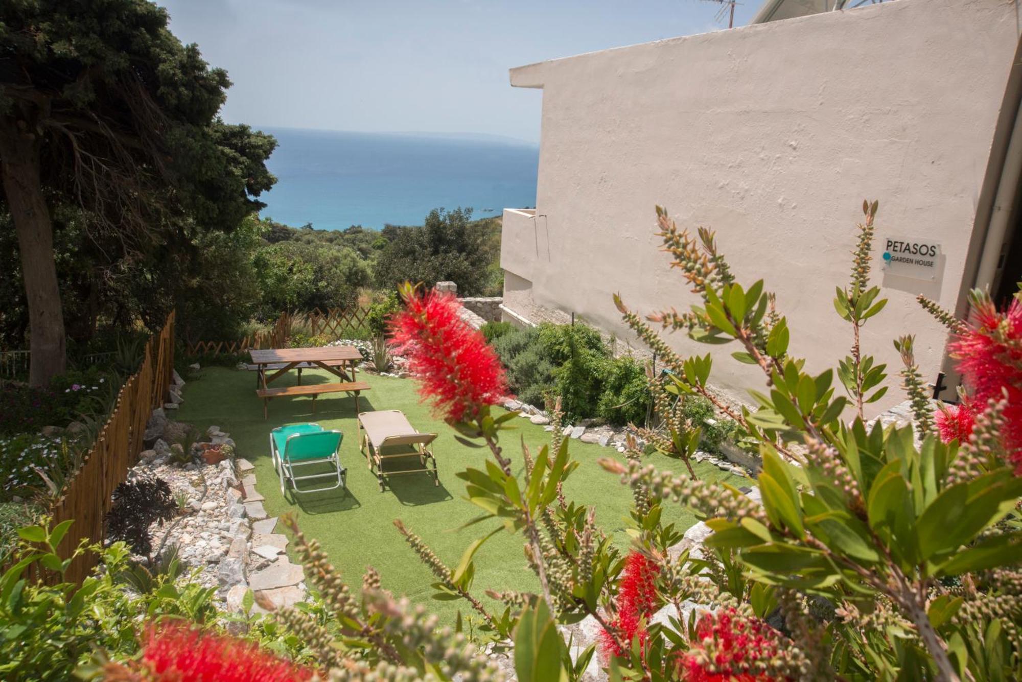 Petasos House - Garden - Sea View Villa Sellía Exterior photo